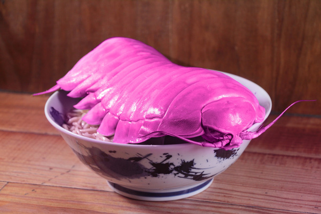 拉麵公子推出一碗4100元的女王具足虫浓厚鱼介鸡白汤拉麵。（翻摄自拉麵公子脸书）