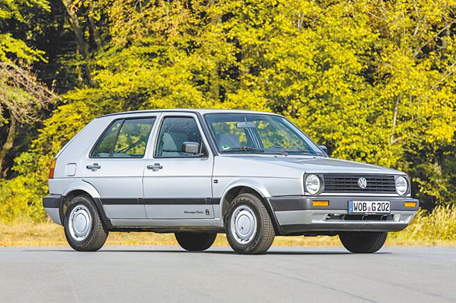 VW第二代Golf自1983至1991年。（VW提供）
