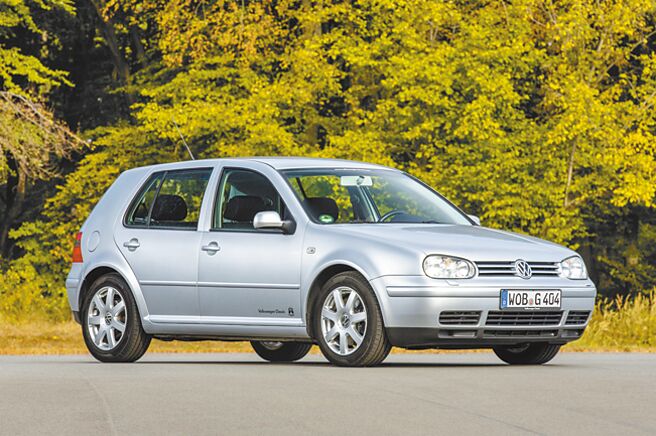 VW第四代 Golf自1997至2003年。（VW提供）