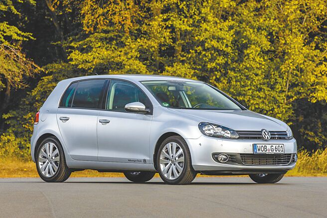 VW第六代 Golf自2008至2012年。（VW提供）