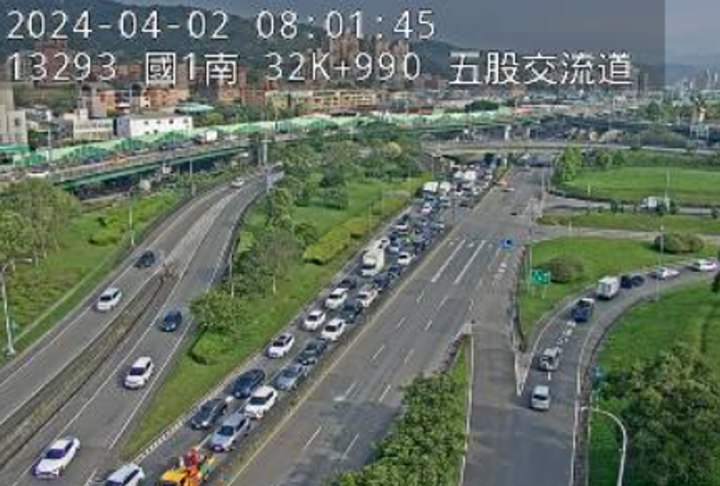 現場畫面。（圖 / 翻攝自高速公路1968）