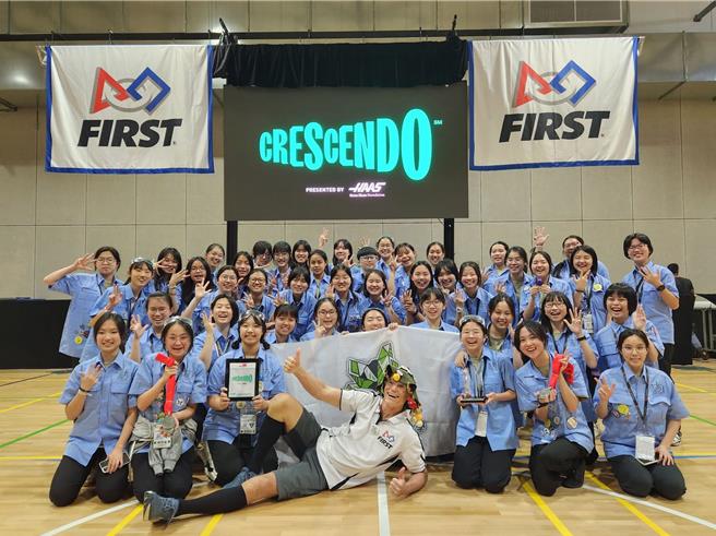 北一女中榮獲工程啟發獎。（台北市教育局提供／蔡佩珈台北傳真）