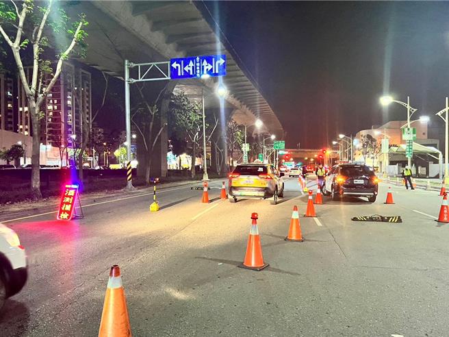 大雅警分局今年1至3月取締酒駕達121件，為全市各分局之冠。（警方提供）