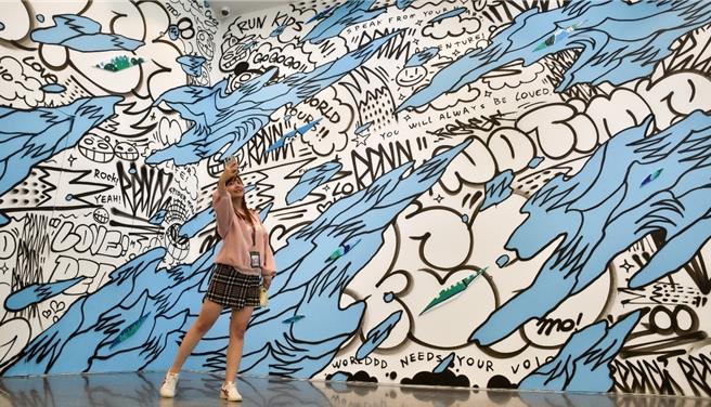 桃園市兒童美術館青埔館於明日展開試營運至9月1日期間全館免收門票。（桃捷提供／蔡明亘桃園傳真）