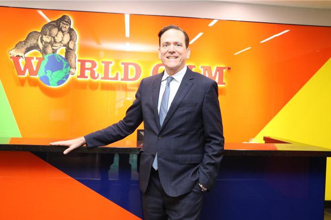 世界健身董事长柯约翰。图／刘朱松