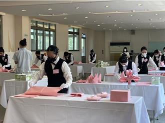 桃市國中技藝競賽 餐服組78人角逐達人寶座