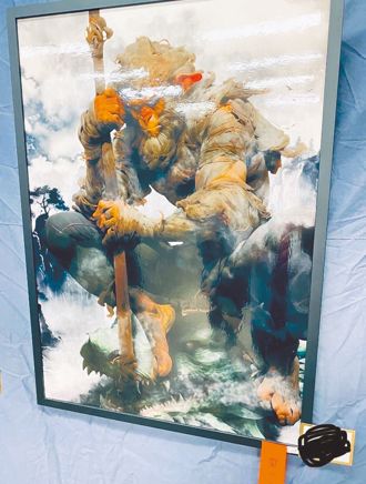 海納百川》AI畫不出落寞的齊天大聖（沈政男）