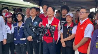 賴清德赴花蓮勘災  允中央全力協助賑災重建