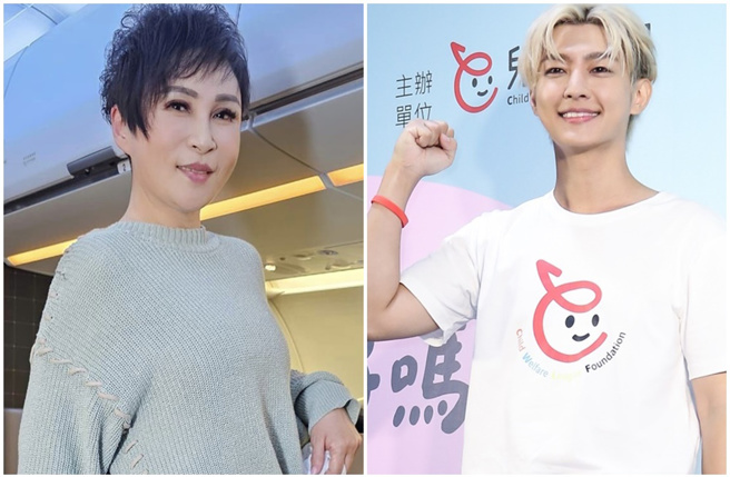 王瑞玲及炎亚纶在强震后陆续发文。（图／王瑞玲医药美食记者脸书、中时资料照片）