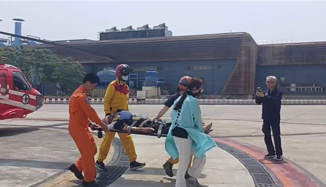 童綜合醫院表示，患者一度到昏迷指數3分，醫護人員盡全力搶救，目前仍在加護病房觀察中。（童綜合醫院提供／張妍溱台中傳真）