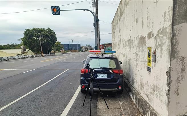 台19甲22.35公里南向路段，測速槍去年取締3595件。（民眾提供／寶智華台南傳真）