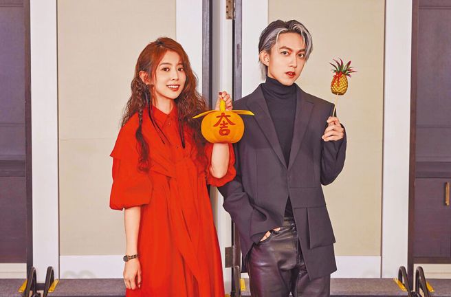 林宥嘉（右）和老婆丁文琪。（本報資料照／華研國際提供）