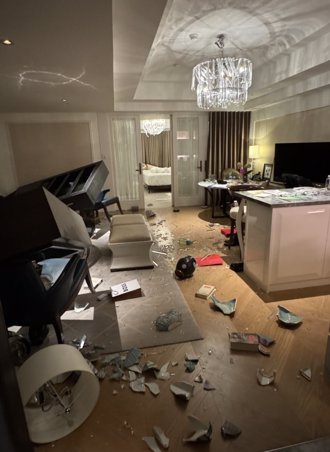 花蓮大地震》美政界大咖在台被嚇到！曝房間「滿地瓷器碎片」慘況