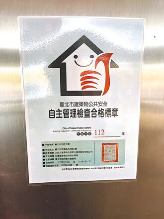 台北 市府安檢標章逾期？挨轟帶頭違法