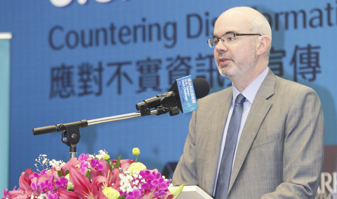 台北辦事處前副處長谷立言，被外媒形容是台灣的「忠實友人」。（圖／中時資料照）