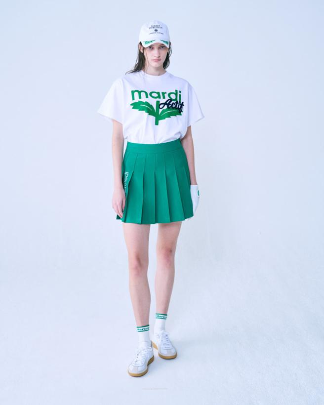 Mardi Mercredi Actif BLOOMMARDI 印花 T 恤白绿 ，2280元。 （ASPORT提供）