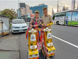 80歲夫妻台北衝彰化 跟大甲媽進香 走了30年