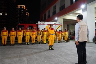 馳援花蓮災區3天救出64人 台南特搜隊任務結束返台南
