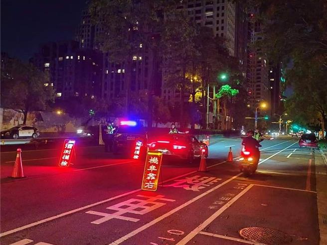 台中市警局規畫取締酒駕精準執法，9天就取締218件酒駕，其中10件為酒駕累犯。（台中市警局提供／王煌忠台中傳真）