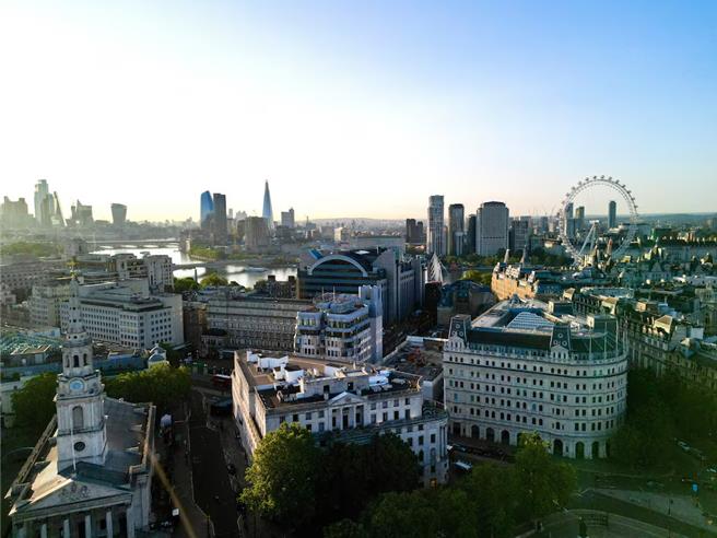 英國倫敦街景。（圖／路透社）