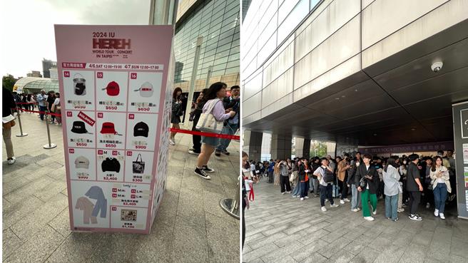 現場販售的周邊商品也陸續完售。（孫伊萱攝）