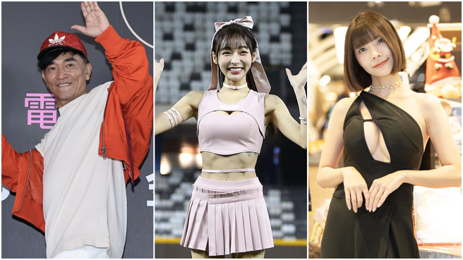 吴宗宪（左起）看好林襄、艾融发展。（图/中时资料照、艾融尖端）