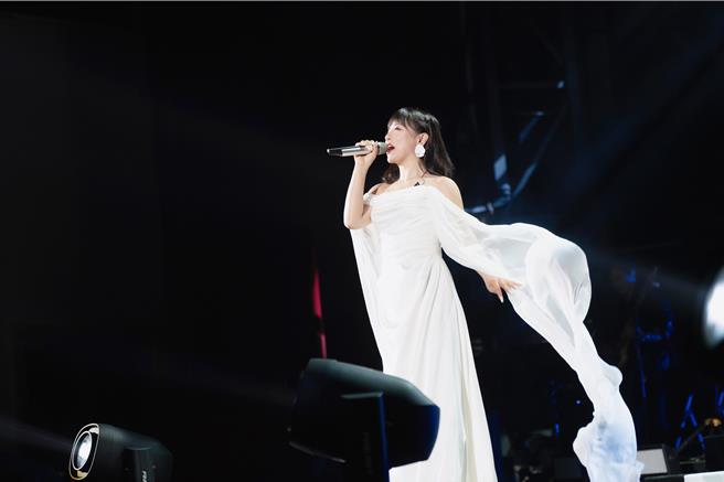 丁噹日前在廣州舉辦演唱會。（相信音樂提供）