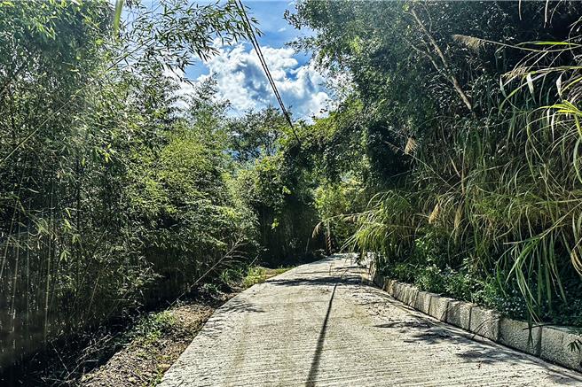 新竹县推行原乡公共建设，获原民会3项计画佳绩，五峰乡通往观雾地工品的「桃山村云山替代道路北段改善工程（第二期）」是重要替代道路，顺利达成各项指标。（罗浚滨摄）