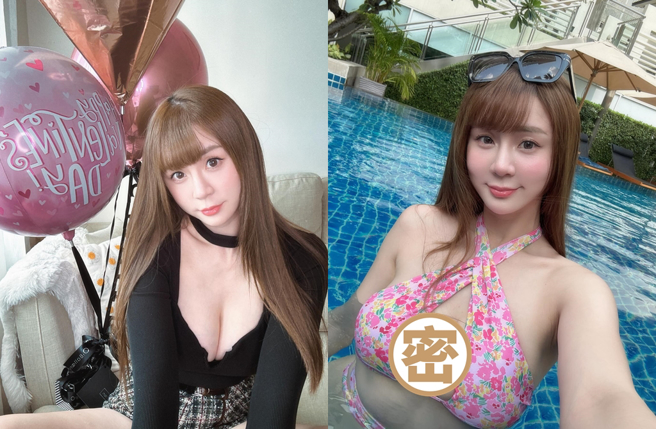 啦啦队女神短今提前晒出比基尼。（图／翻摄短今facebook）