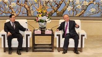 馬英九訪陸》會見北京市委書記 尹力：北京市願協助台灣震災