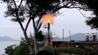 誰說二膽島沒干擾槍？  金防部秀反制無人機實況影片