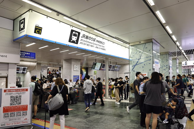 大陆上海女子近日和朋友到日本银座旅游，受到热心的台湾人帮助。（示意图，shutterstock／达志）