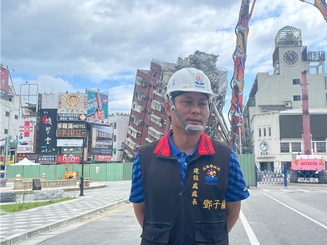 花蓮縣建設處長鄧子榆。（劉彥宜攝）