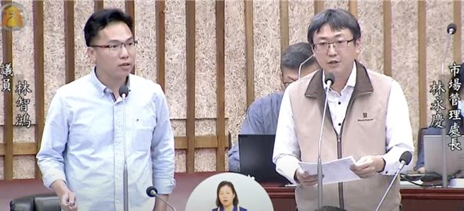 民進黨高市議員林智鴻指出，全市還有諸多閒置市場有安全結構問題及環境衛生疑慮，呼籲市府盡速進行安全結構評估及補強改善。（柯宗緯翻攝）