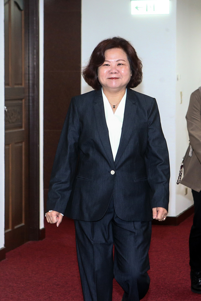 立法院社會福利及衛生環境委員會8日邀請勞動部長許銘春（見圖）赴立院備詢。（鄧博仁攝）