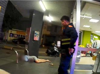 女子酒醉路倒超商外 八德警關懷助返家