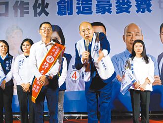 柯韓雲林拚助選 綠營鴨子划水