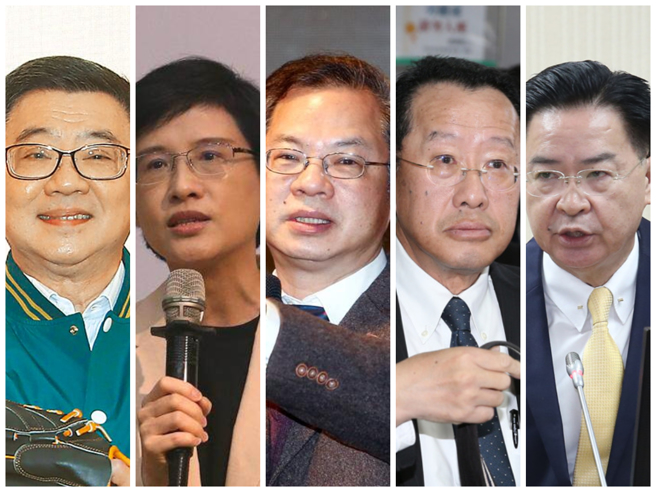 赖清德内阁人事今日曝光，其中行政院三长（行政院长、副院长、秘书长），将分别由：卓荣泰、郑丽君、龚明鑫出任，国防部长和国安会秘书长，敲定由顾立雄、吴钊燮担任。（中时资料照合成）