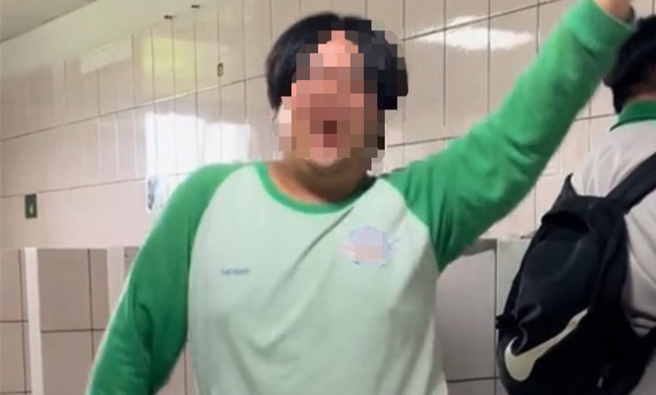 黄姓高三生双腿当场被落石砸中，伤势极为严重，在加护病房与死神拔河。（民眾提供／罗亦晽花莲传真）