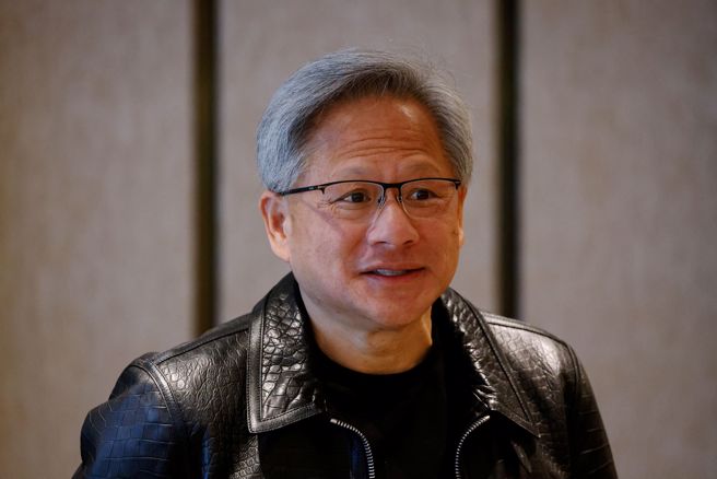 辉达面临强敌竞争，考验执行长黄仁勋的智慧。（图／美联社）