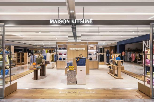 Maison Kitsuné正式进驻新光三越台中中港店。（Maison Kitsuné提供）