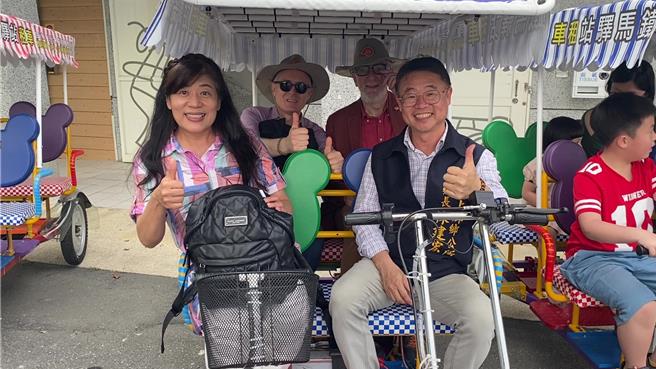 台东县池上乡争取成为台湾第6座国际慢城，义大利国际慢城审查团队日前走访池上。（蔡旻妤摄）