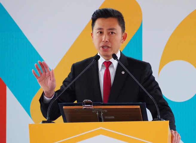 新竹市前市长林智坚。（中时资料照，陈育贤摄）