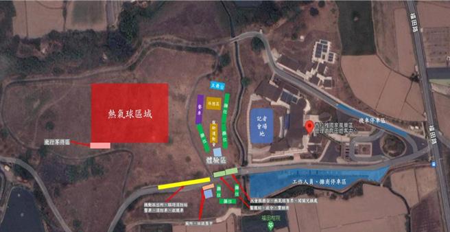 麻豆警分局公布西拉雅森活节场地周遭交通资讯。（民眾提供／宝智华台南传真）