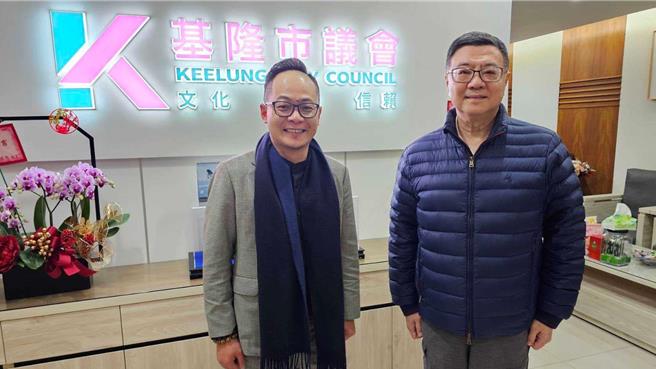 準總統賴清德10日宣布內閣人事，520後將由民進黨前黨主席卓榮泰（右）擔任行政院長，民進黨籍的基隆市議長童子瑋（左）表示，卓歷練完整，也善於溝通，將會是「最懂基隆的行政院長」。（摘自童子瑋臉書／徐佑昇基隆傳真）