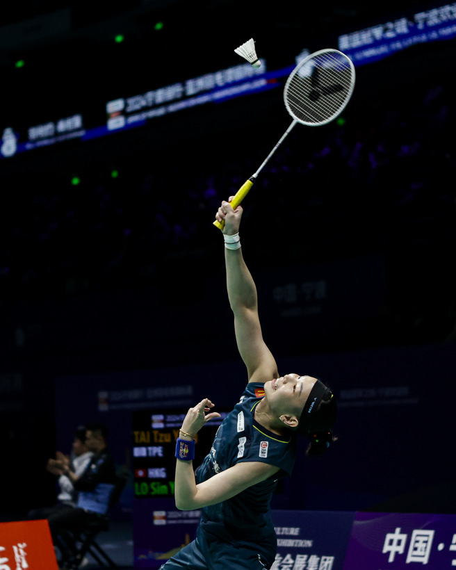 戴資穎在2024亞洲羽球錦標賽女單32強賽直落二獲勝。（Badminton Photo提供）
