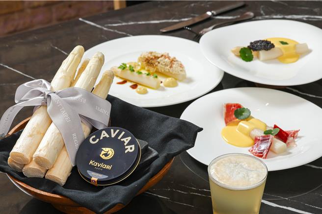 台北晶華酒店Robin's法國白蘆筍宴限時登場。（台北晶華提供／吳娮翎台北傳真） 