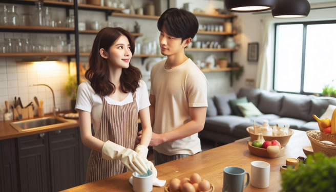 有男子因为父亲的新女友产生出心动的感觉，让他相当苦恼。（示意图、与本案无关／AI生成）