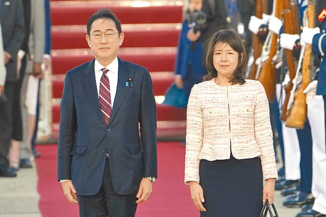 日相岸田文雄當地時間8日已飛抵美國，展開日本領導人九年來首度國是訪問。圖／美聯社