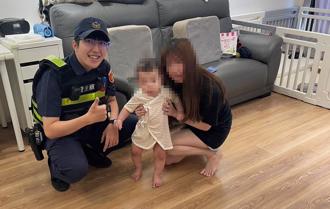 1歲娃手卡欄杆狂哭 準阿公波麗士秀這招解圍